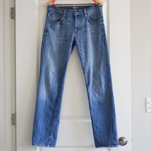 7 For All Mankind Standard Jeans - Picture 4 of 8